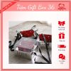 hộp quà hoa sáp vuông lõi hình trái tim