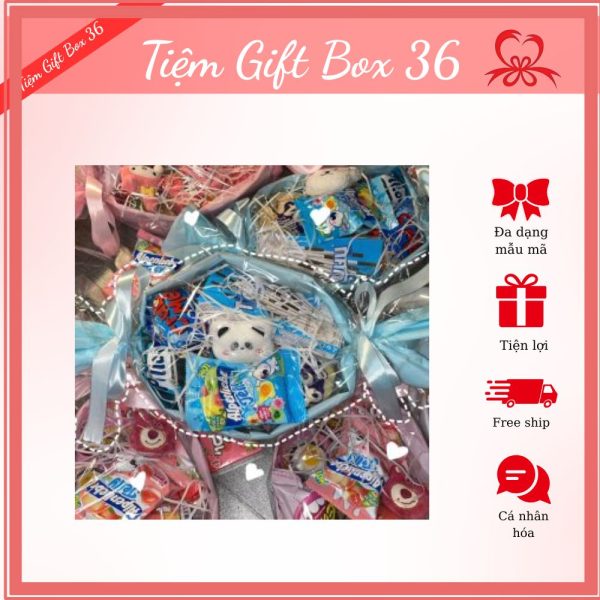 Set bánh kẹo hình cục kẹo xinh iu